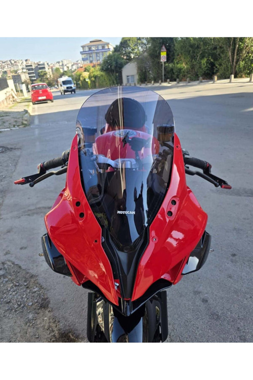 QJ SRK 25 R Ön Cam 2023-2026 Model 42cm Füme Renkli 4mm