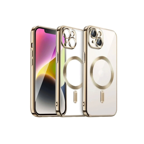 Apple İphone 13 Kılıf Kross Magneticsafe Kapak - Gold