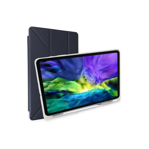 Apple İpad 9.7 (2018) Kılıf Kalemlikli Mars Tablet Kılıfı - Lacivert