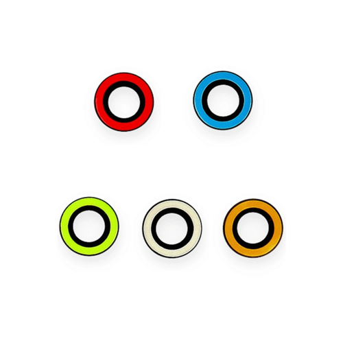 Apple İphone 13 Pro Max Neon Fosforlu Kamera Lens - Mavi