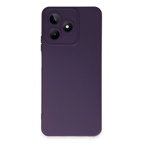 Realme C53 Kılıf Nano İçi Kadife Silikon - Mor