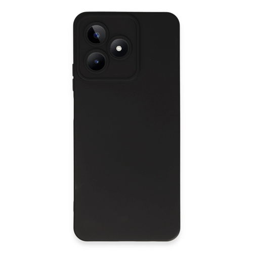 Realme C53 Kılıf Nano İçi Kadife Silikon - Siyah