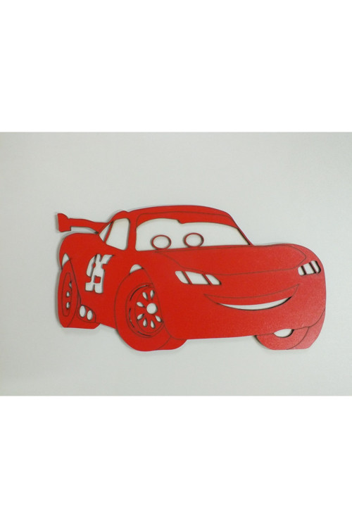 Ahşap Lazer Kesim Mdf Tablo Şimşek Mcqueen