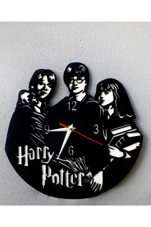 Harry Potter Temalı Dekoratif Duvar Saati