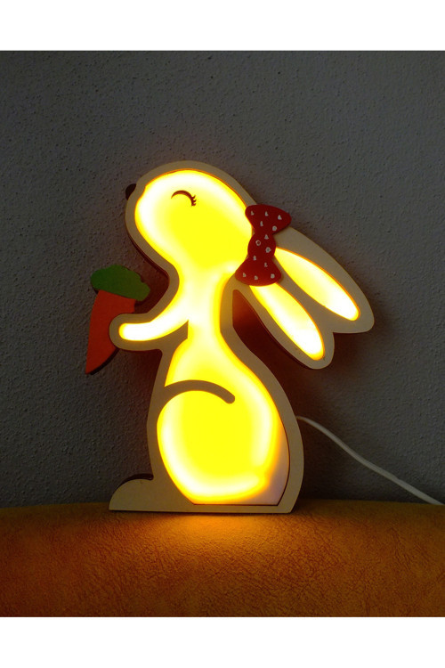 Çocuk Odası Dekoratif Gece Lambası Ve Aydınlatma Led Renk Amber