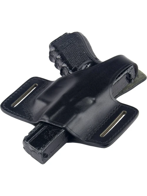 Yarım Kelebek Şarjörlü Siyah Deri Kılıfı / L120 / CZ 75 B / Sarsılmaz