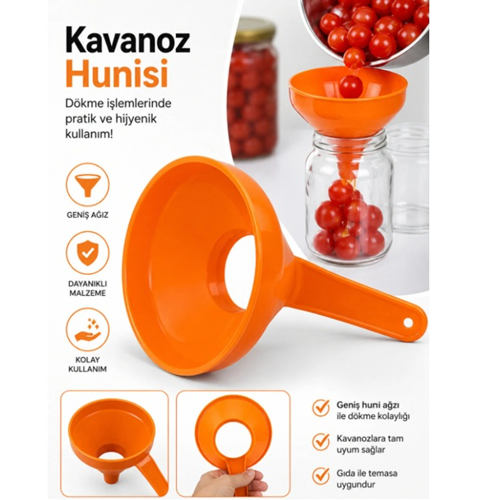 Pratik Kavanoz Hunisi Kolay Doldurma Aparatı