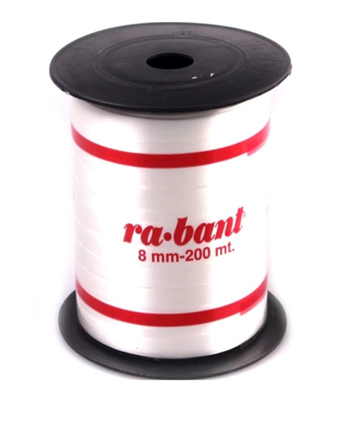 İnce Rafya 8Mmx200 Mt Beyaz