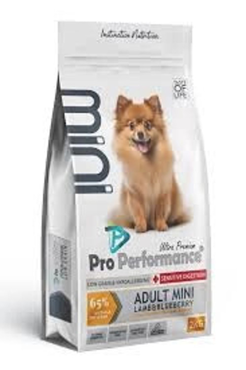 Yetişkin Mini Irk Köpek Kuzu Etli ve Yaban Mersinli Mama 2 kg