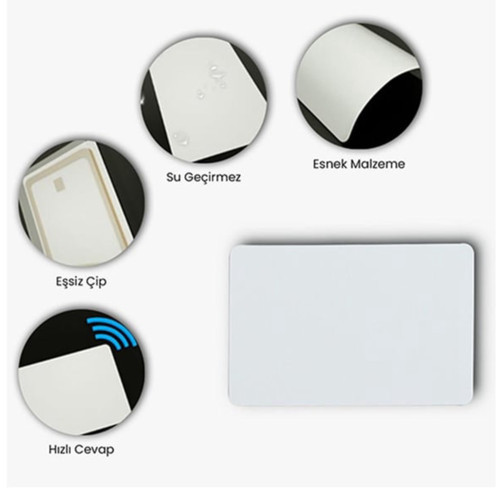 SR-621 ISO Mifare Card 13,56 Mhz Mifare Kart,10l'u Paket