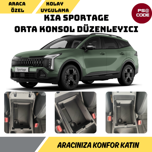 KİA SPORTAGE ORTA KONSOL DÜZENLEYİCİ-ORGANİZER-