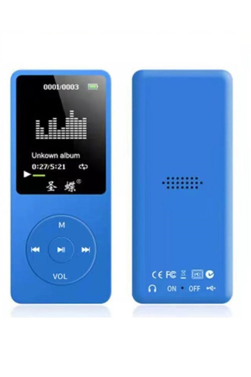 8GB HAFIZA KARTLI BLUETOOTHLU MP3 ÇALAR FM RADİO DAHİLİ HOPARLÖR EKRANLI MÜZİK ÇALAR