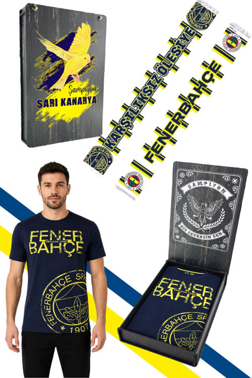 ERKEK TRIBUN SEN ÇOK YAŞA TSHIRT ŞAL HEDİYELİ UV KUTULU