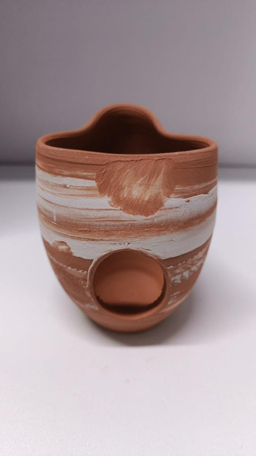 Çömlek Vatoz Küpü küçük Üçgen Saksı 10x7cm Akvaryum Dekoru