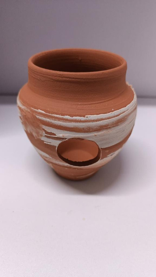 Çömlek Vatoz Küpü Vazo Şekilli 10x10cm Akvaryum Dekoru