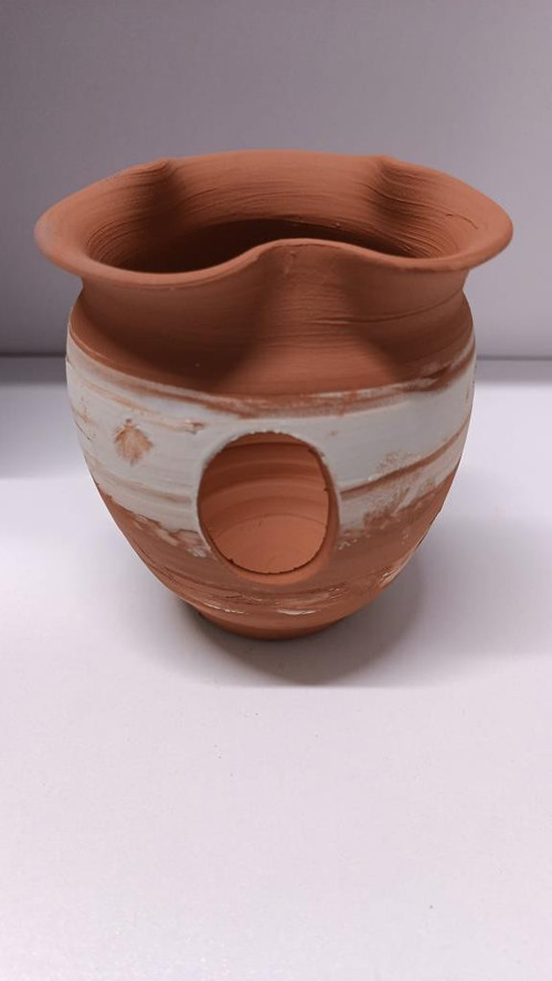 Çömlek Büyük Vatoz Küpü 14x13 Cm Akvaryum Dekoru