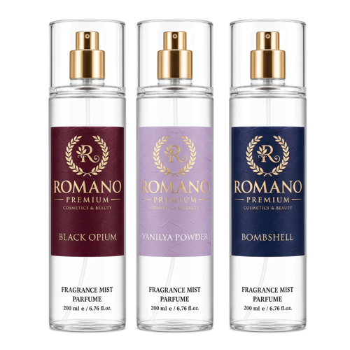 Bombshell-Vanilya Powder-Black Opium Üçlü Set Vücut Spreyi 200 ml Kalıcı Yüksek Esans