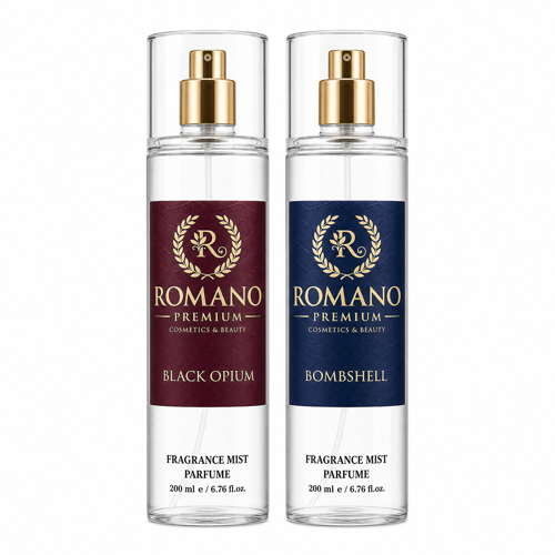 Bombshell-Black Opium ikili Set Vücut Spreyi 200 ml Kalıcı Yüksek Esans