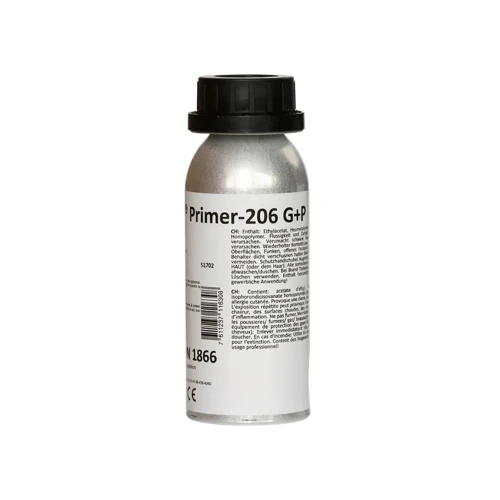 - Primer-206 G+P Astar Siyah (250ml): Çok Amaçlı, Pigmentli ve Solvent Bazlı Yüzey Astarı