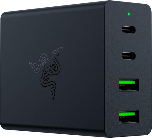 USB-C GaN 130W Hızlı Şarj Adaptörü 4 Portlu (2x USB-C + 2x USB-A)