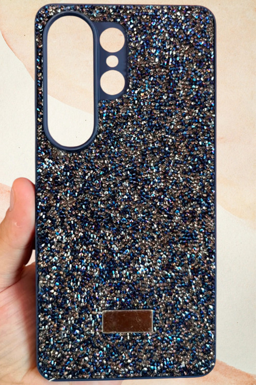 Samsung Galaxy S26 Ultra Yıldız Tozu Premium Lacivert Silikon Kılıf