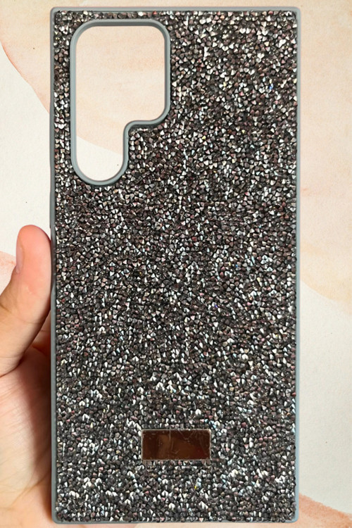 Samsung Galaxy S22 Ultra Yıldız Tozu Premium Gri Silikon Kılıf