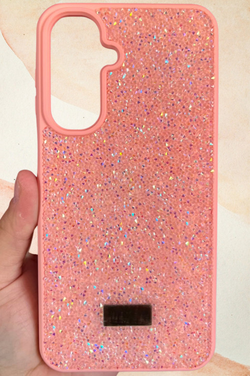 Samsung Galaxy A16 Yıldız Tozu Premium Pembe Silikon Kılıf