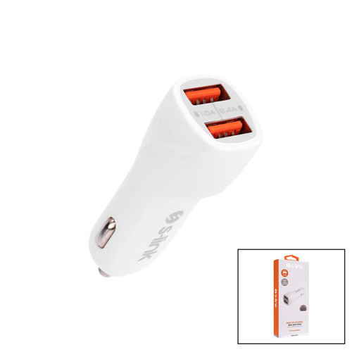 S-Link IP-805 Dual USB 2x USB Oto - Araç Çakmaklık Şarj Başlık 2.4 A