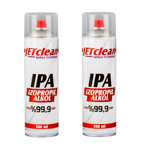 2 Adet 500 ml IPA İzopropil Alkol Sprey, Toplam 1 L | Lunaev