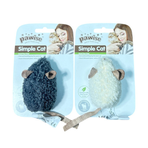 Simple Cat Peluş Oyuncak Sesli Fare (Asortili)