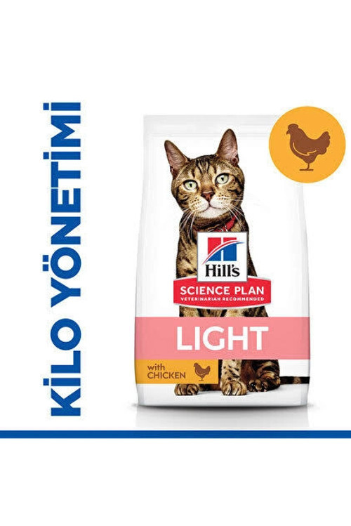Hill's SCIENCE PLAN Light Yetişkin Tavuklu Kedi Maması 1,5 kg