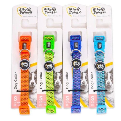 Ally Paws Dog Collar Small 1,5Cmx25-40Cm (Asortili)