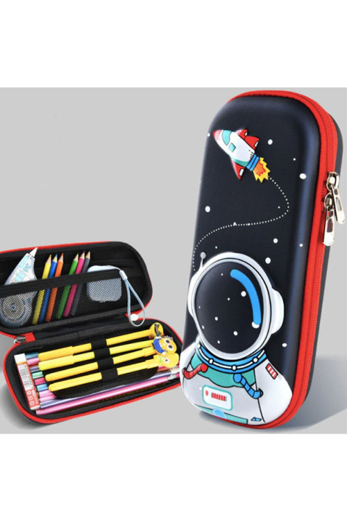 Astranot 3d Spaceship Kırmızı Fermuar Kalem Kutusu