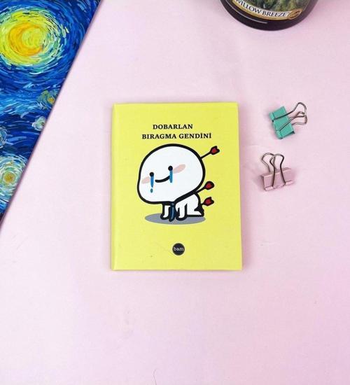 Dobarlan Bıragma Gendini Tasarımlı Sert Kapaklı Mini Defter