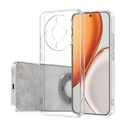 Honor Magic 8 Lite 5G Kılıf İnce ve Esnek Şeffaf Süper Silikon