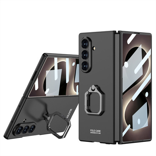 Galaxy Z Fold 8 Ultra Kılıf Kıpta Flip Ring Kamera Korumalı Kapak