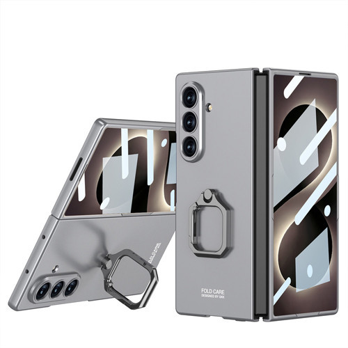 Galaxy Z Fold 8 Ultra Kılıf Kıpta Flip Ring Kamera Korumalı Kapak