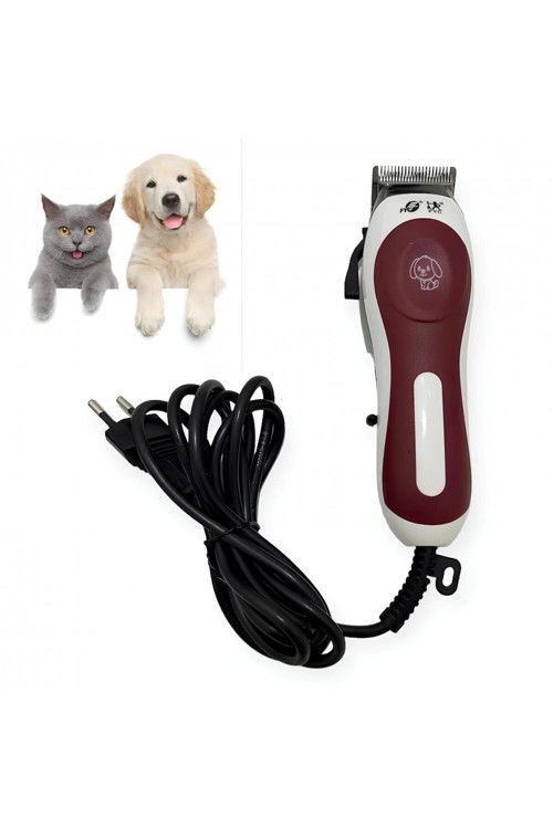 RF-566 Kedi Köpek Traş Makinesi Elektirikli Kablolu Evcil Hayvan Bakım Seti Pet Tarak Makas Fırça
