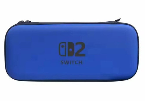Nintendo Switch 2 Taşıma Çantası Sert Darbe Koruyuculu Mavi Renk