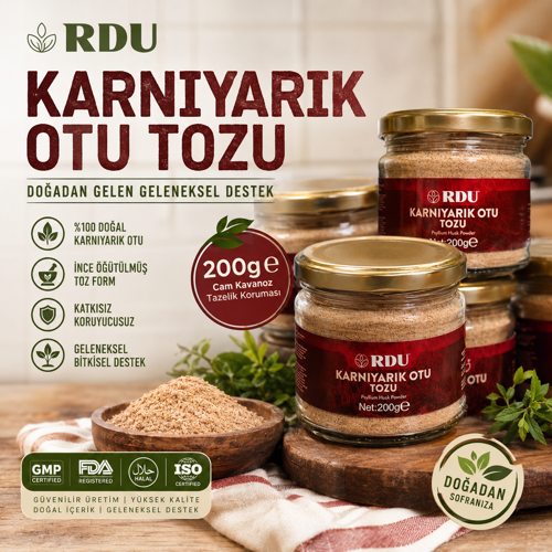 Karnıyarık Otu Tozu Psyllium 100% Saf Doğal Bitkisel Lif 200 Gram