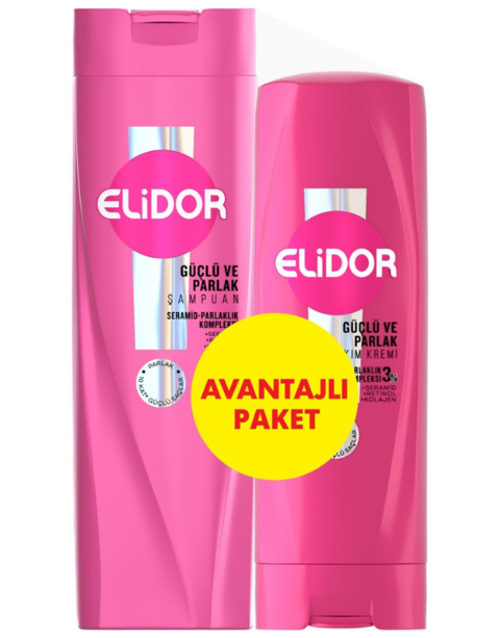 Güçlü Ve Parlak 400 ML Şampuan + Saç Bakım Kremi 200 ML