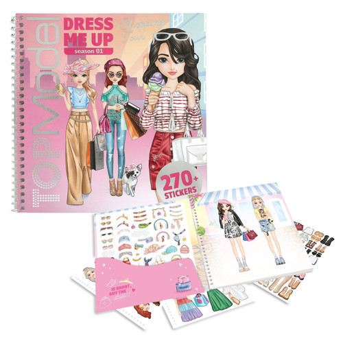 Dress Me Up Alışveriş Turu Kıyafet Çıkartma Defteri