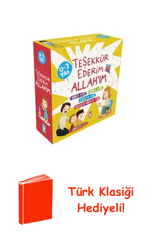 Teşekkür Ederim Allahım Seti - 4 Kitap Takım + Türk Klasiği Hediye