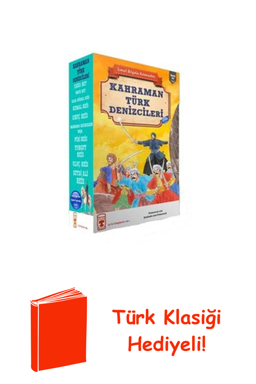 Kahraman Türk Denizcileri Seti(10 Kitap) + Türk Klasiği Hediye