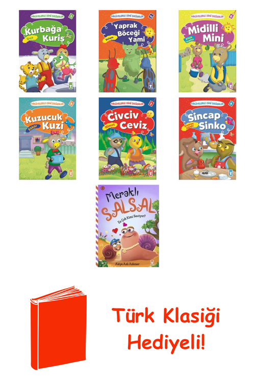 Asiye Aslı Aslaner 7 Kitap Seti + Türk Klasiği Hediye