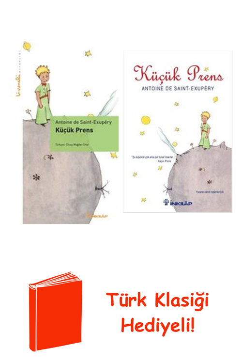 Antoine De Saint-Exupery 2 Kitap Seti + Türk Klasiği Hediye