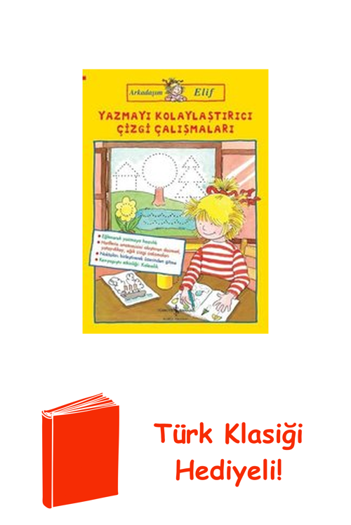 Yazmayı Kolaylaştırıcı Çizgi Çalışmaları-Arkada... + Türk Klasiği Hediye