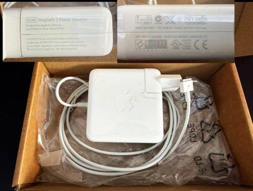 Macbook pro A1398 EMC 2876, Macbook 20v 85w Adaptör Apple Şarj Cihazı Sağ Sol