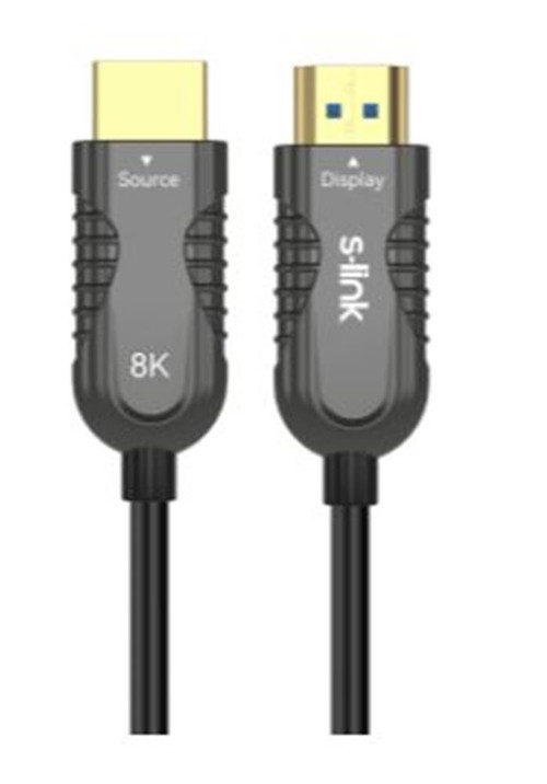 SL-HM8K020 HDMI TO HDMI 20m v2.1 8K60 HZ 4K 120HZ Fiber Kablo