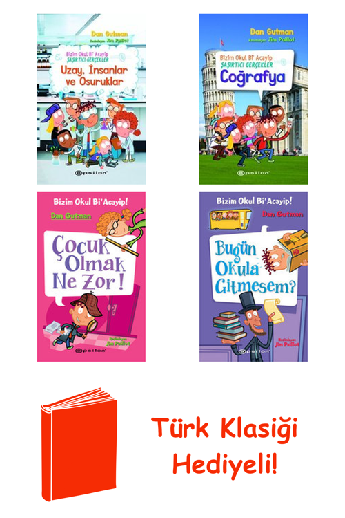 Dan Gutman 4 Kitap Seti + Türk Klasiği Hediye